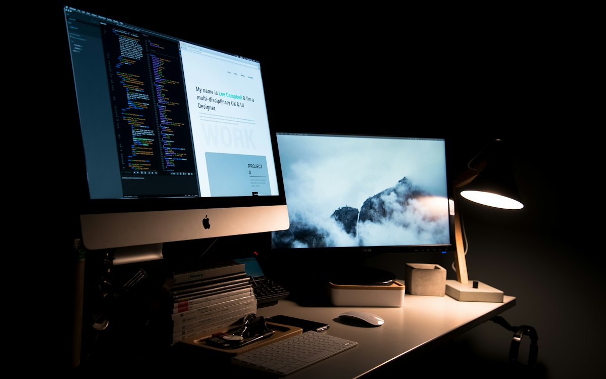 Ready to use desktop computer setup